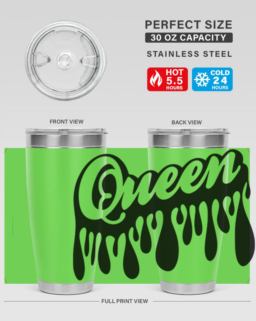 queen- black words phrases- Cotton Tank