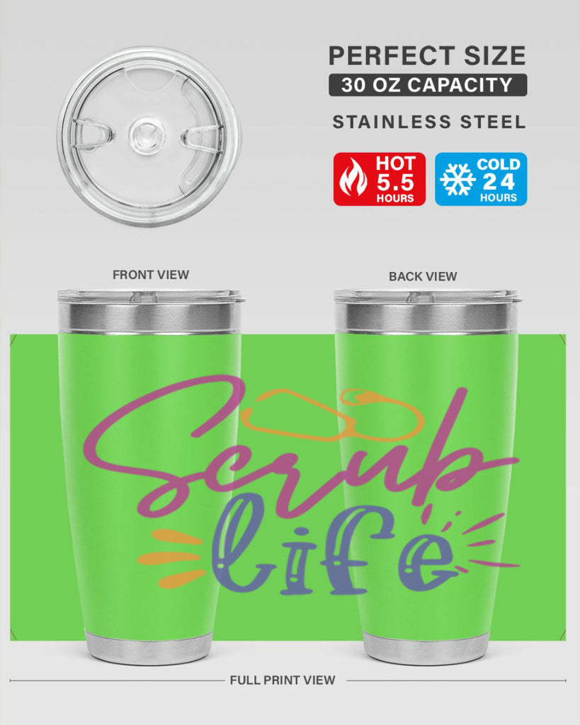scrub life Style Style 43#- nurse- tumbler