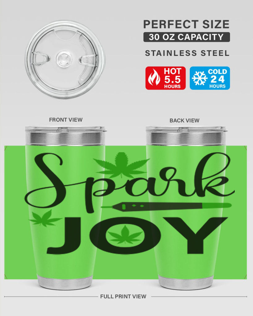 spark joy 250#- marijuana- Tumbler