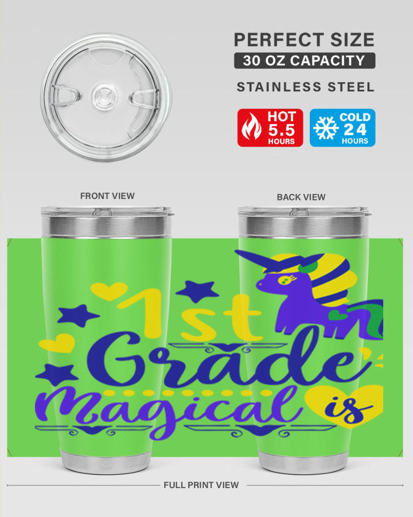 st grade magical 63#- mardi gras- Tumbler