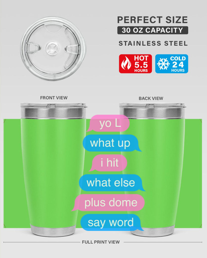 text conversation camron 23#- black words phrases- Cotton Tank