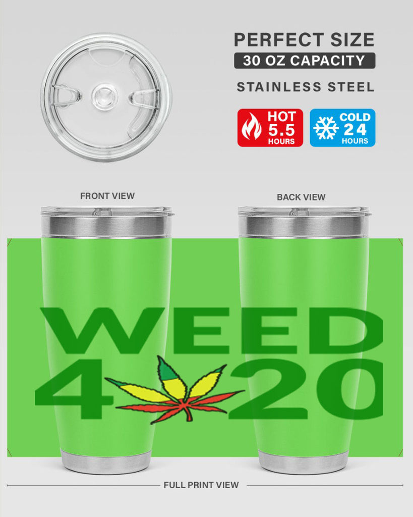 weed 420 cannabis 281#- marijuana- Tumbler