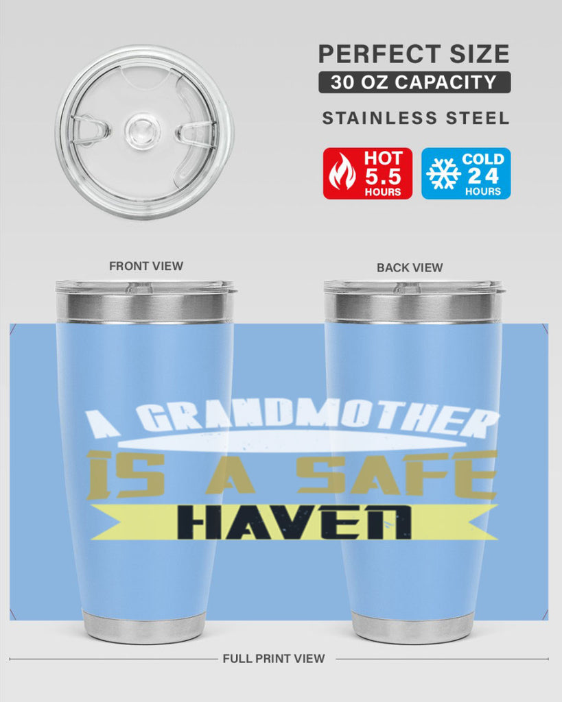 A Grandmother is a safe 41#- grandma - nana- Tumbler