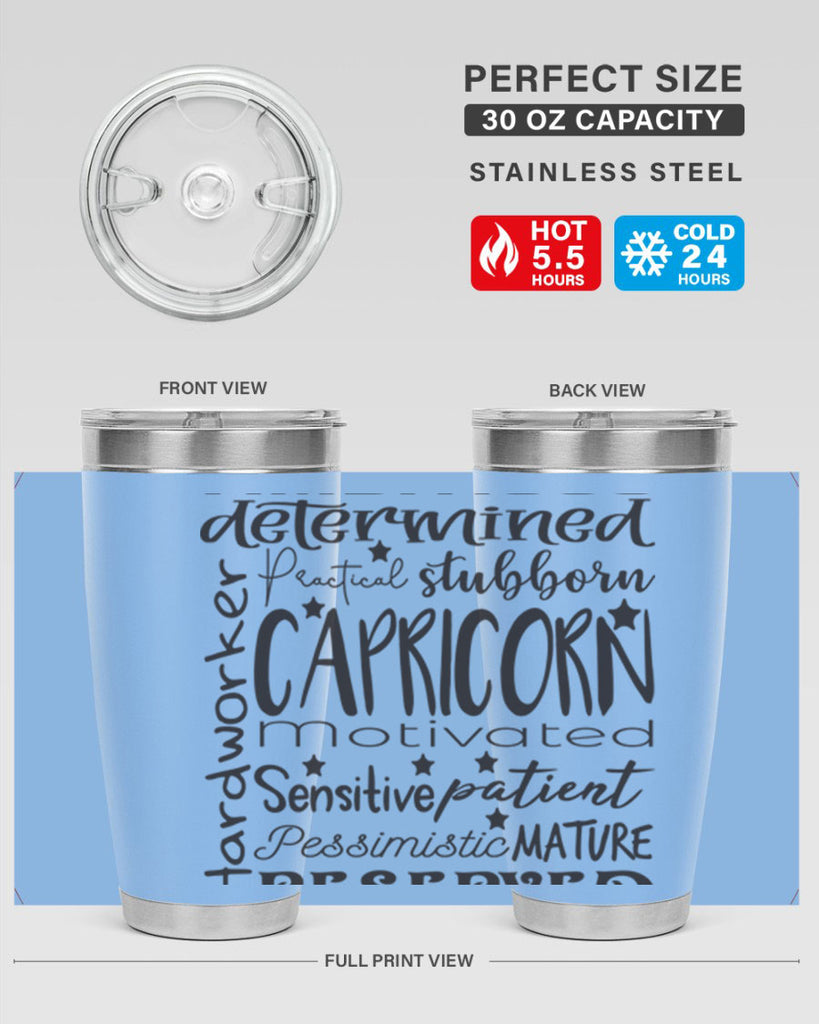 Capricorn 566#- zodiac- Tumbler