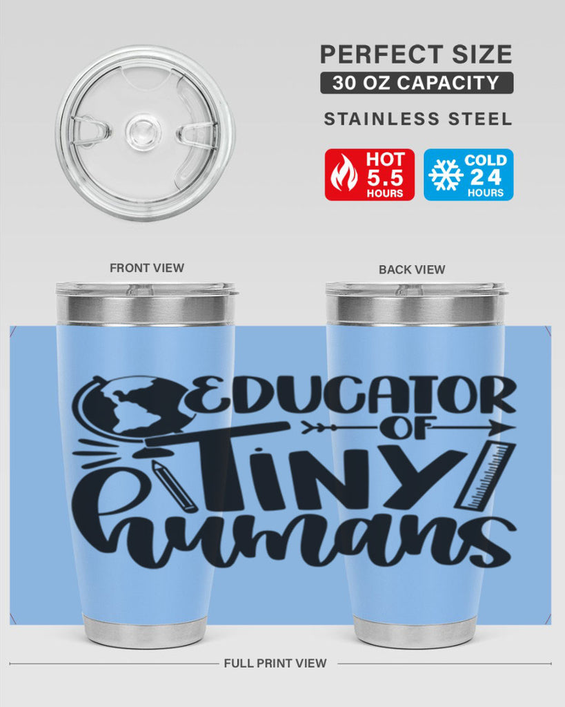 Educator Of Tiny Humans Style 75#- teacher- tumbler