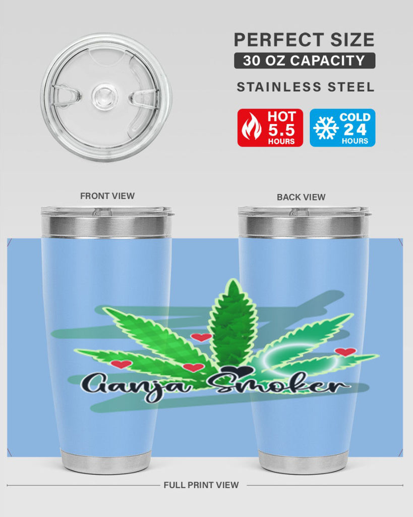 Ganja Smoker 88#- marijuana- Tumbler