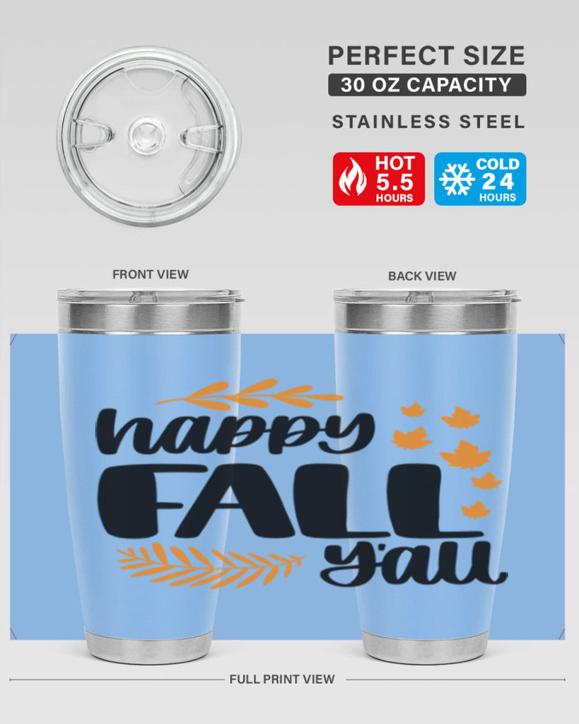 Happy Fall Yall 490#- fall- Tumbler