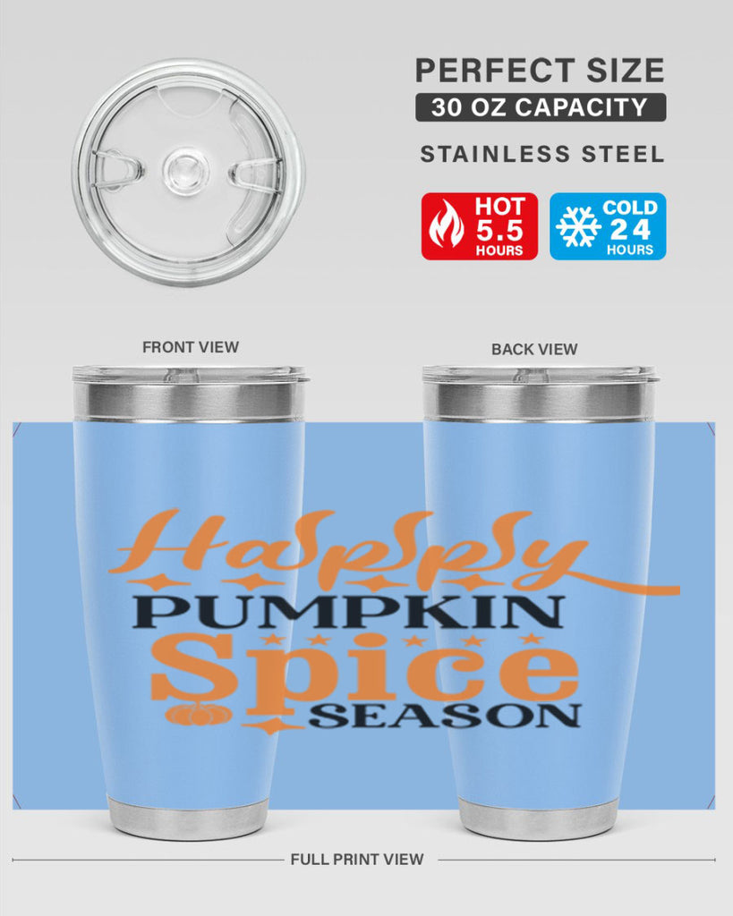 Happy Pumpkin Spice Season 245#- fall- Tumbler