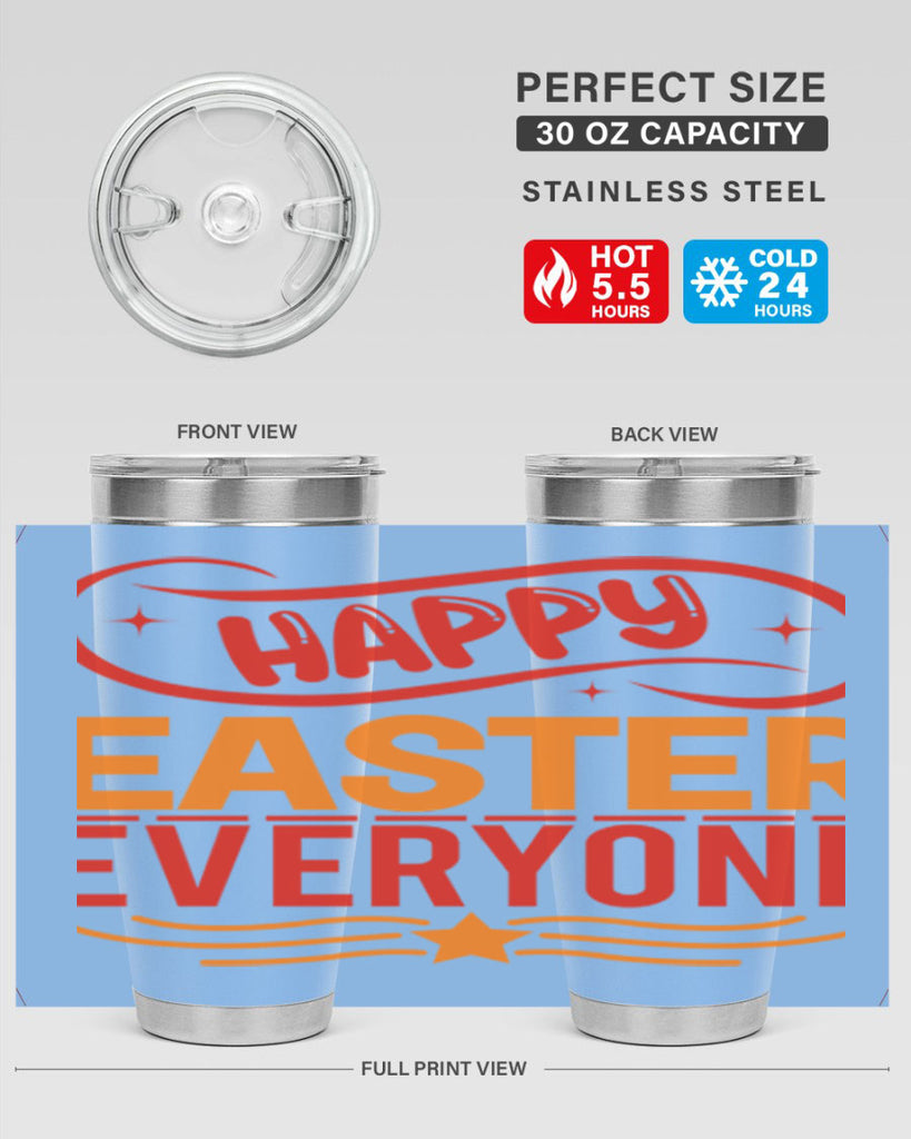 Happy easter everyone 155#- spring- Tumbler