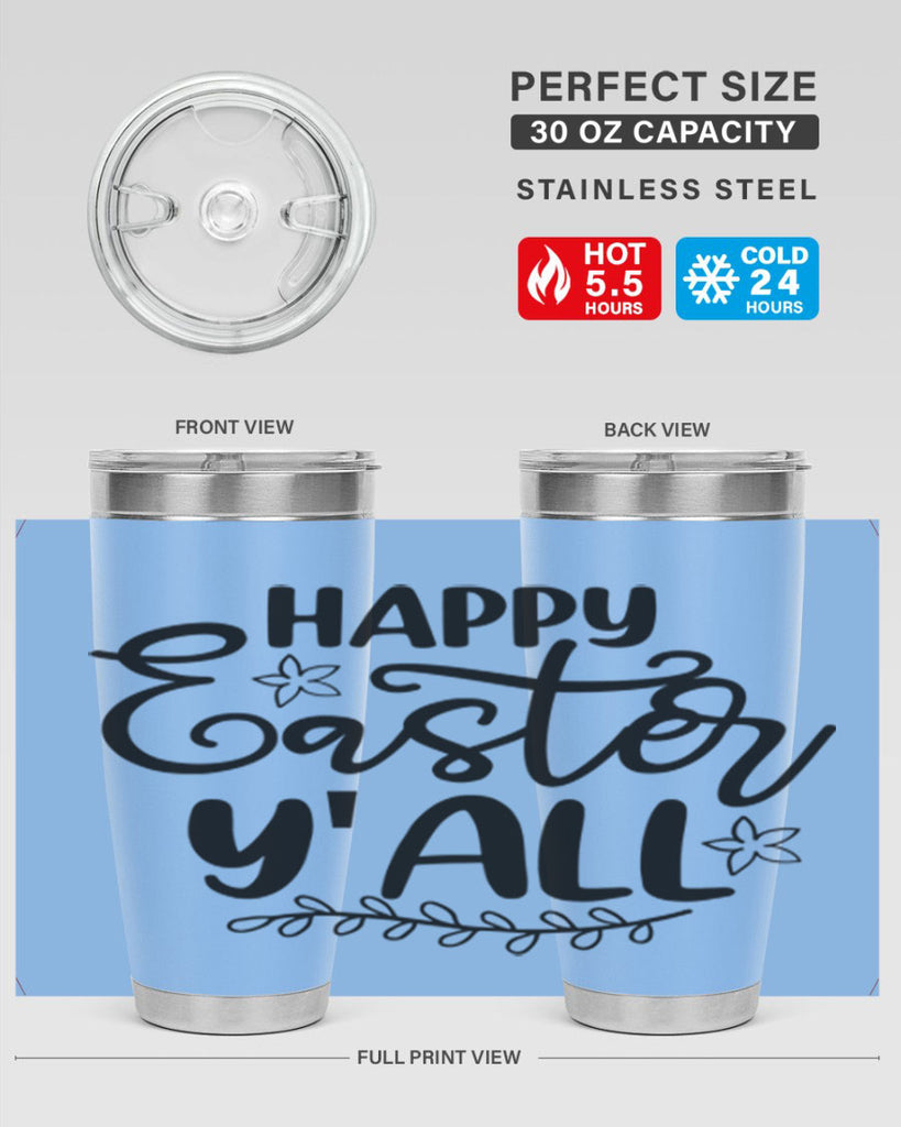 Happy easter yall  177#- spring- Tumbler
