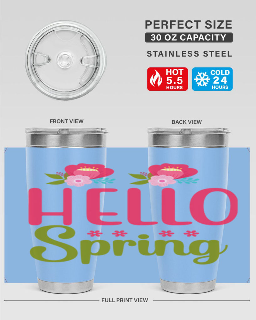 Hello Spring 186#- spring- Tumbler