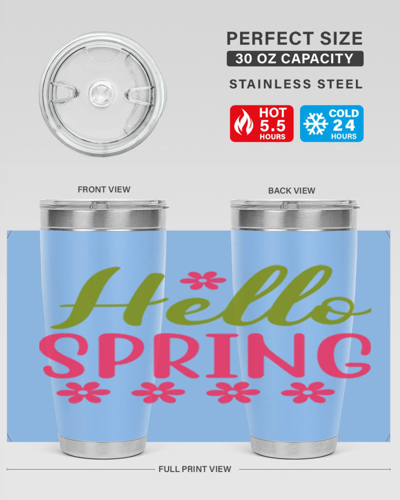 Hello Spring 213#- spring- Tumbler
