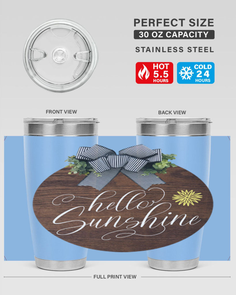 Hello Spring Lettering Mockup200#- spring- Tumbler