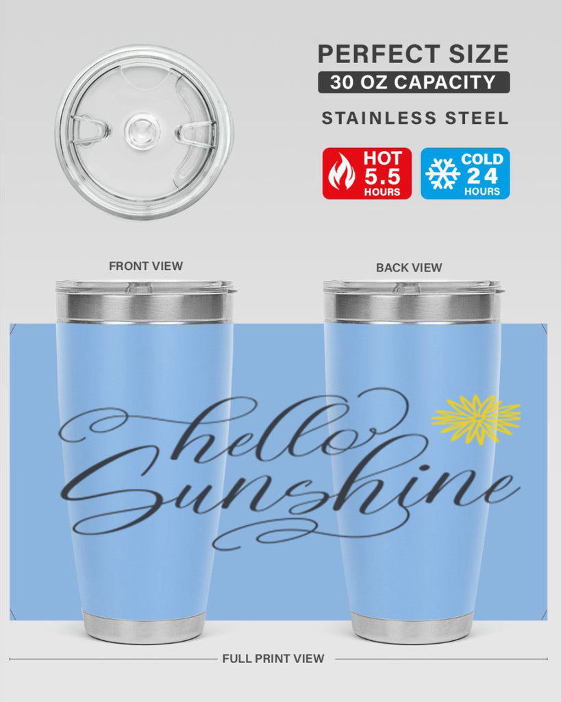 Hello Spring Lettering201#- spring- Tumbler