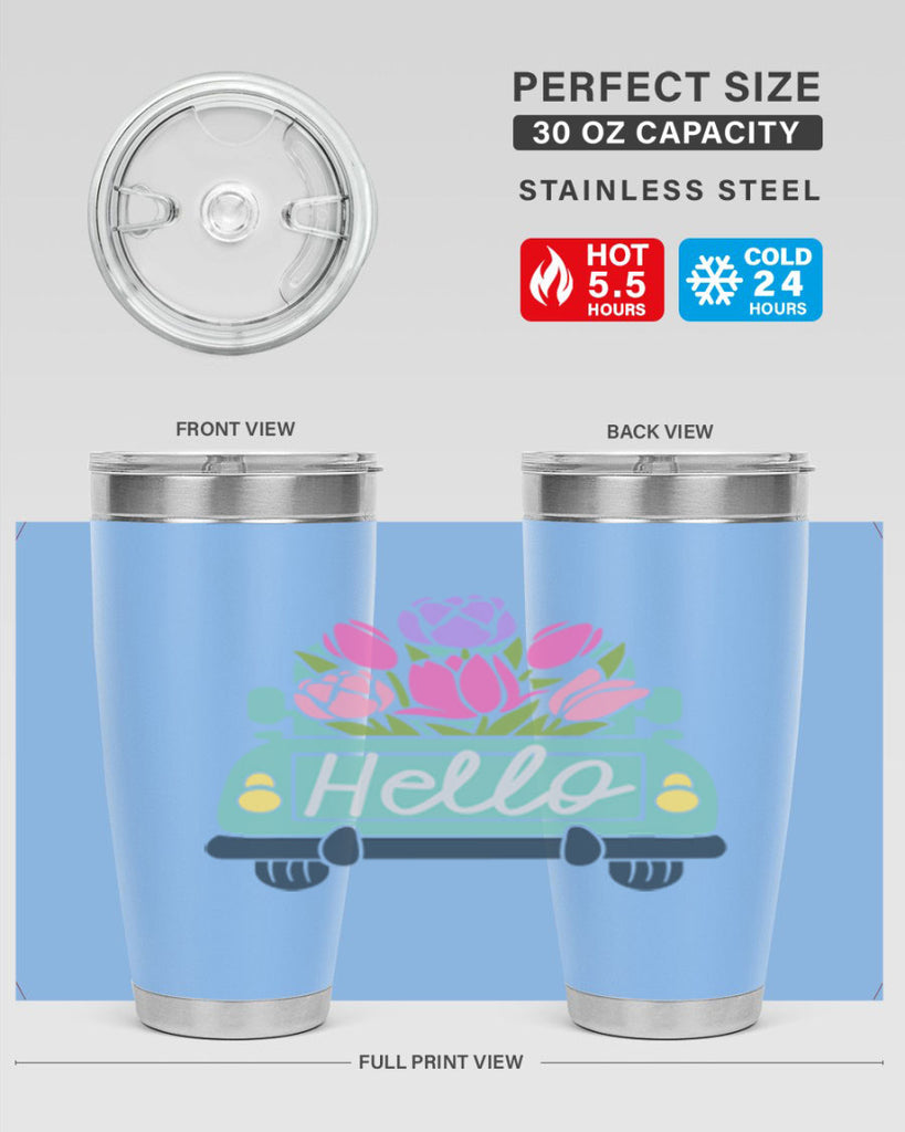Hello Truck218#- spring- Tumbler
