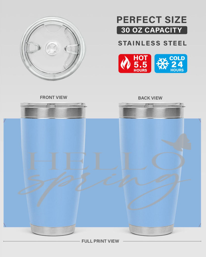 Hello spring butterfly195#- spring- Tumbler