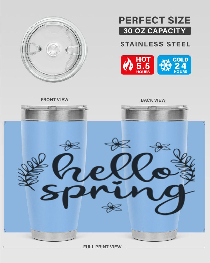 Hello spring design  221#- spring- Tumbler