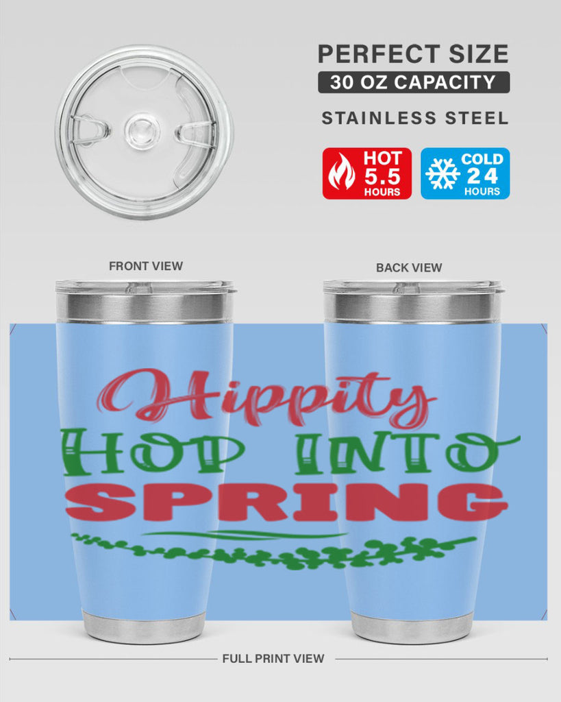 Hippity Hop into Spring 239#- spring- Tumbler