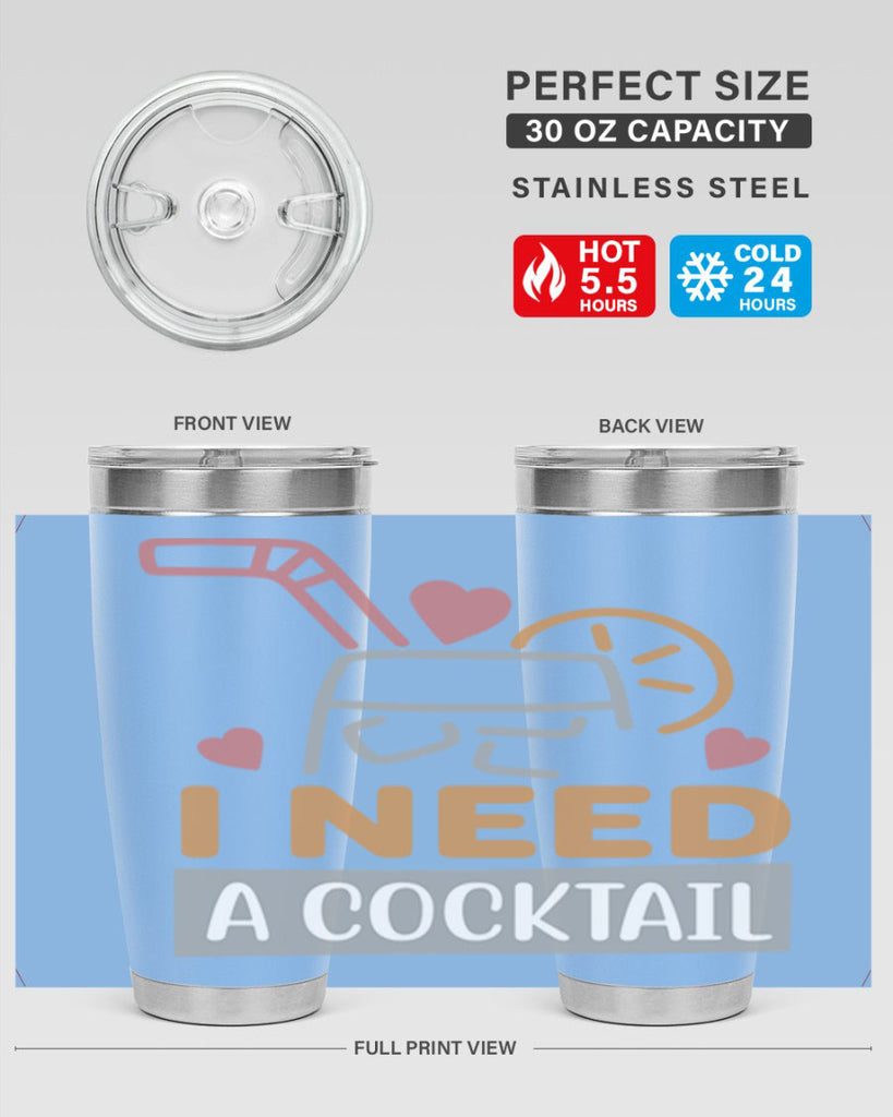 I Need A Cocktail 107#- fashion- Cotton Tank