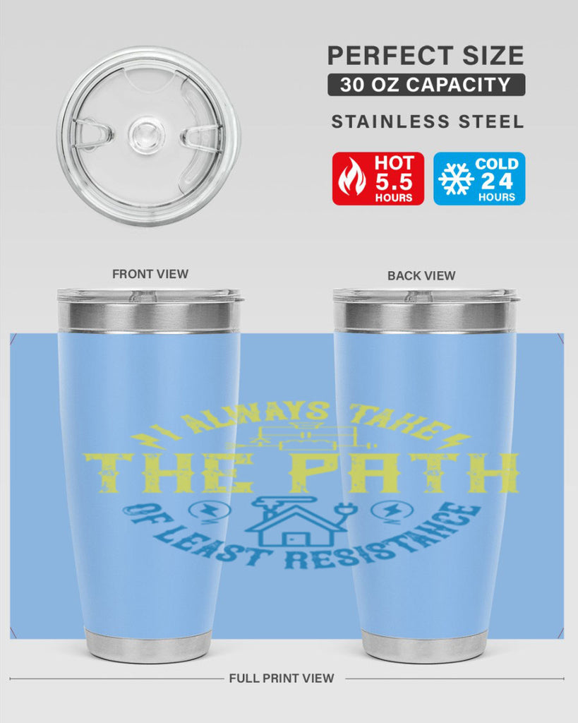 I always take the path of lest resistance Style 39#- electrician- tumbler