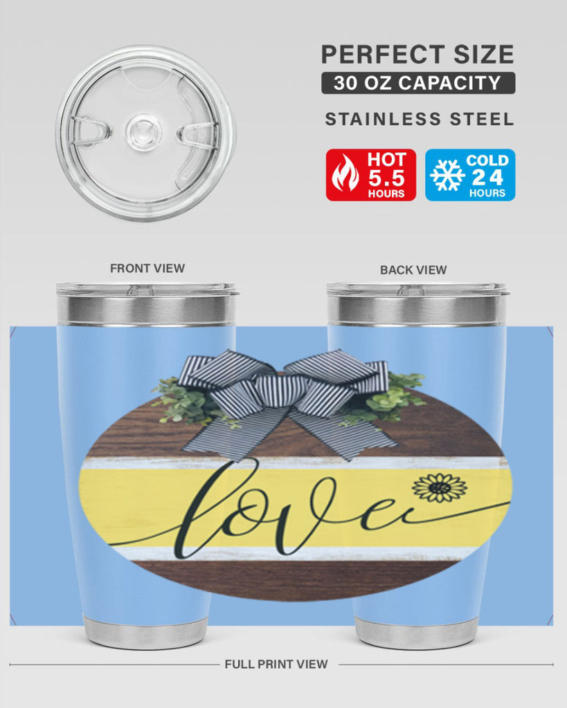 Love and daisy Mockup326#- spring- Tumbler