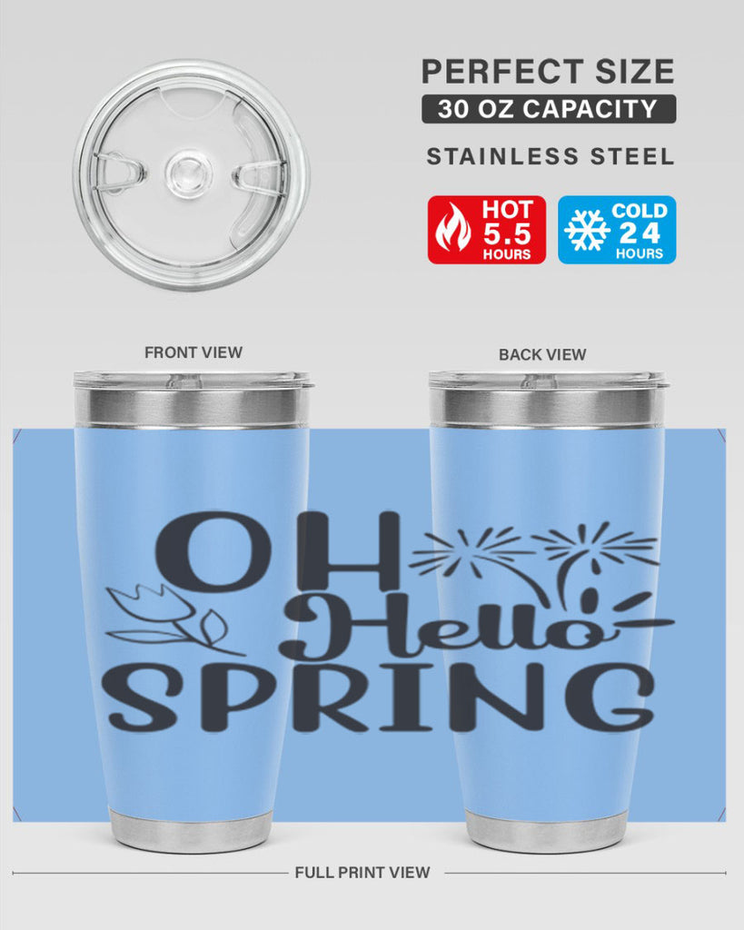 Oh hello spring 358#- spring- Tumbler