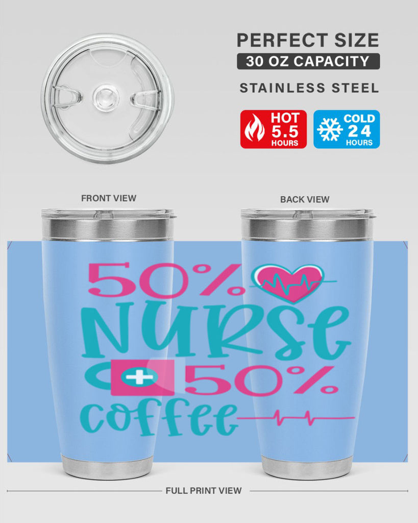 Percent Nurse Percent Coffee Style Style 60#- nurse- tumbler
