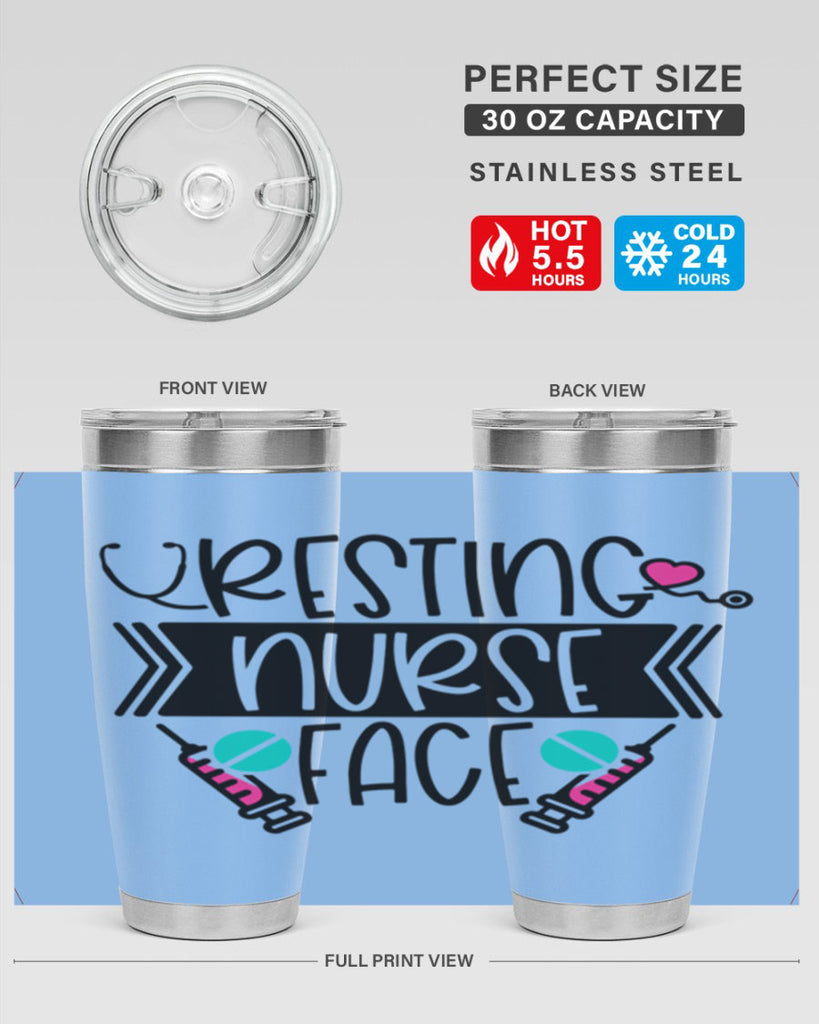 Resting Nurse Face Style Style 58#- nurse- tumbler