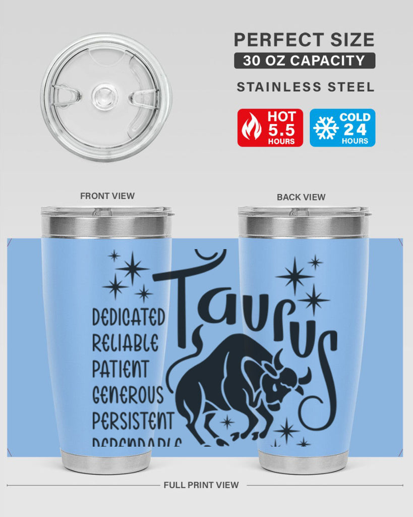Taurus 486#- zodiac- Tumbler