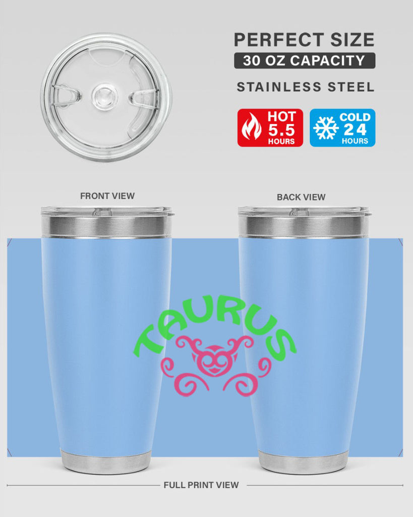 Taurus 493#- zodiac- Tumbler