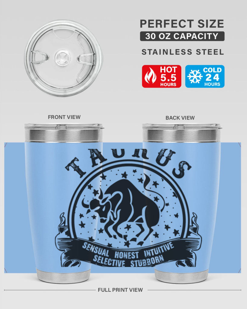 Taurus 5#- zodiac- Tumbler