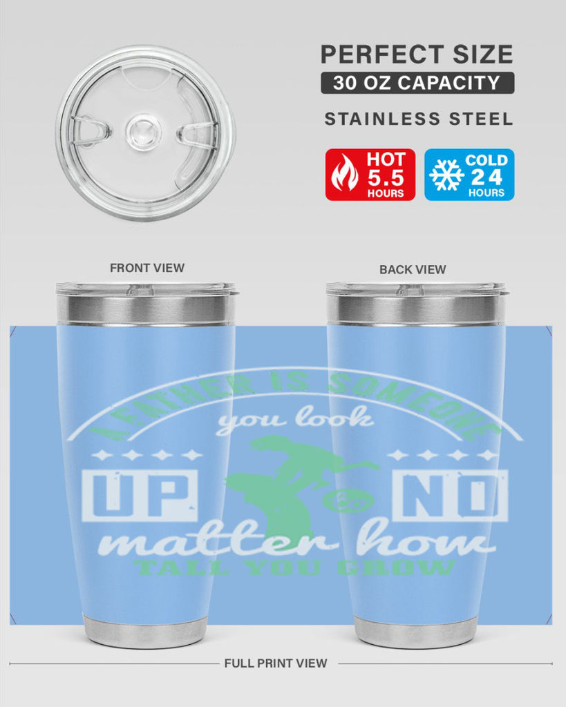 a father is someone 125#- fathers day- Tumbler