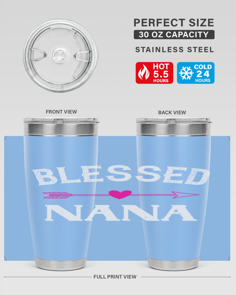 blessed nana 34#- grandma - nana- Tumbler
