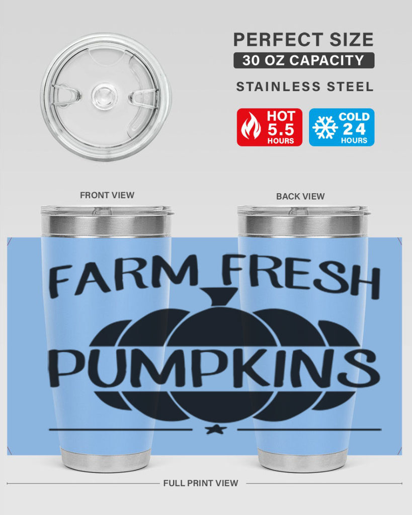farm fresh pumpkins 173#- fall- Tumbler
