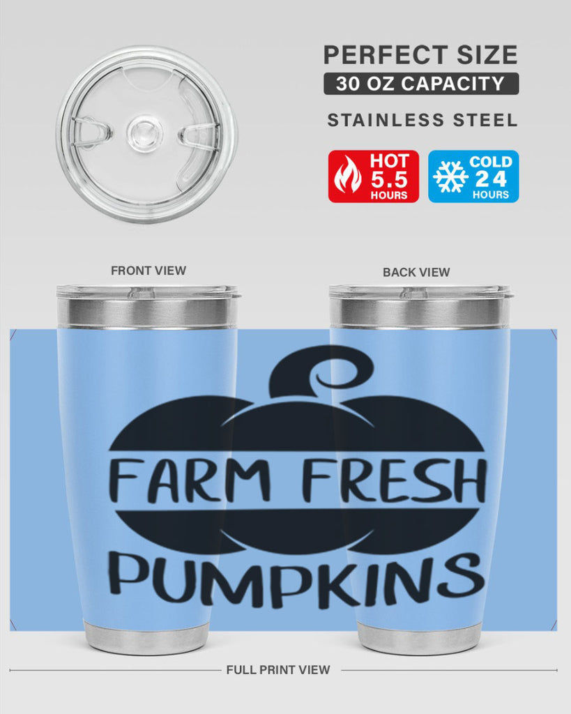 farm fresh pumpkins 174#- fall- Tumbler