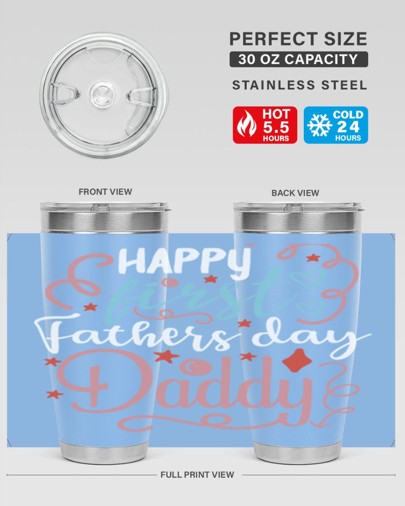 happy first fathers day daddy 90#- fathers day- Tumbler