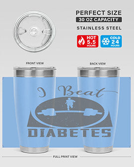 i beat diabetes Style 33#- diabetes- Tumbler