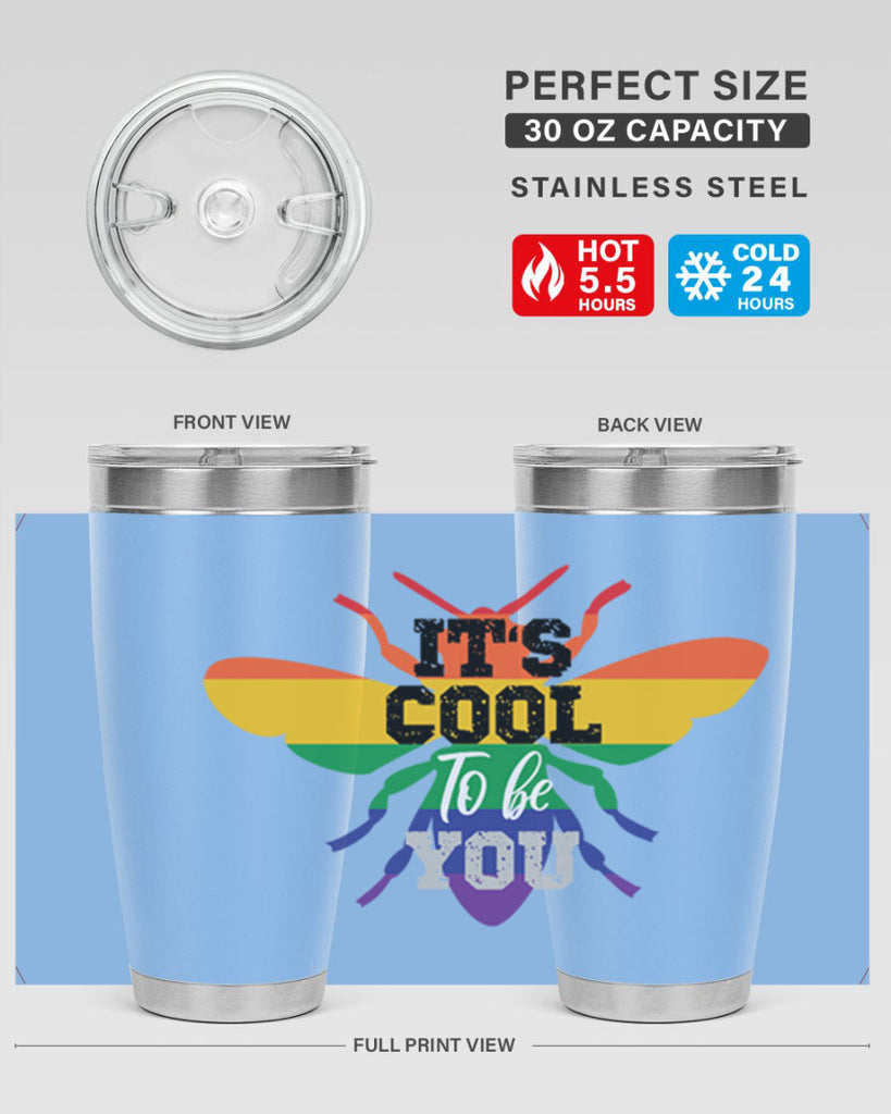 pride bee cool 70#- lgbt- Tumbler