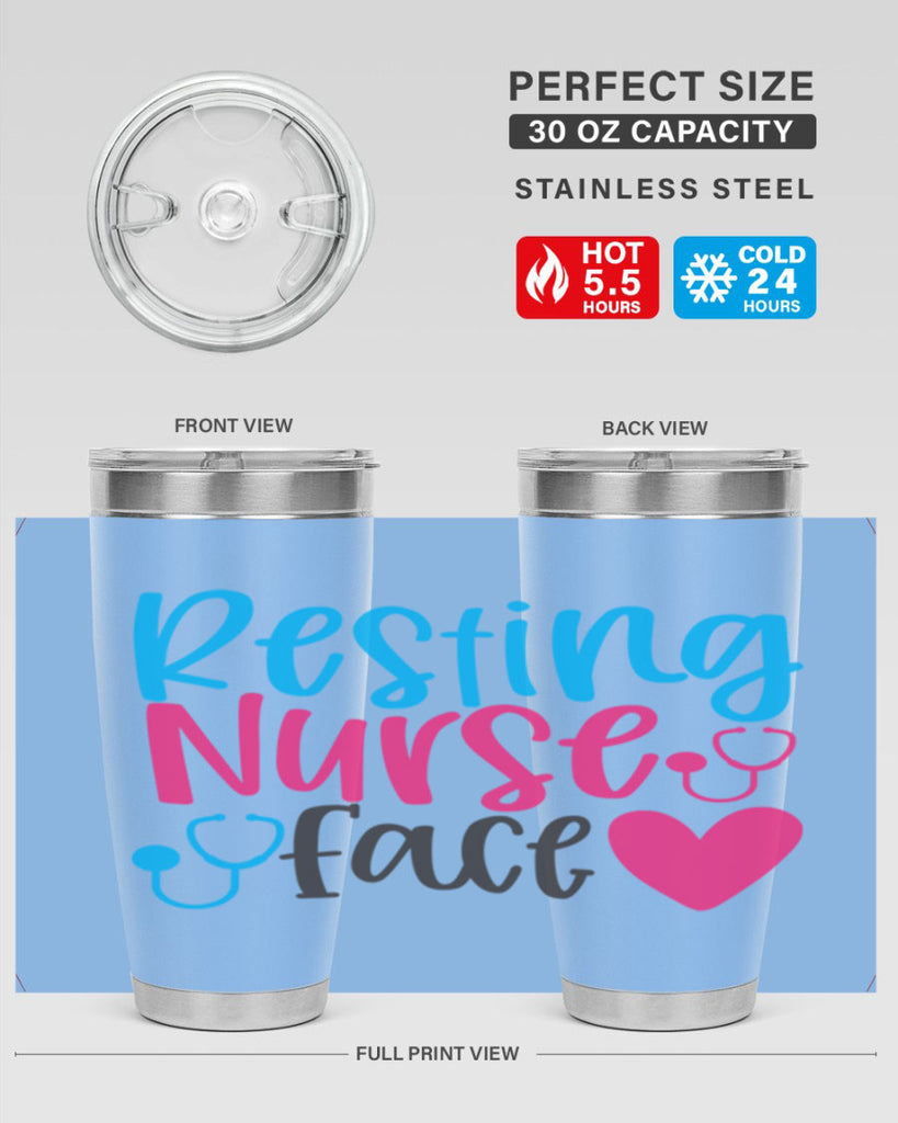 resting nurse face Style Style 56#- nurse- tumbler