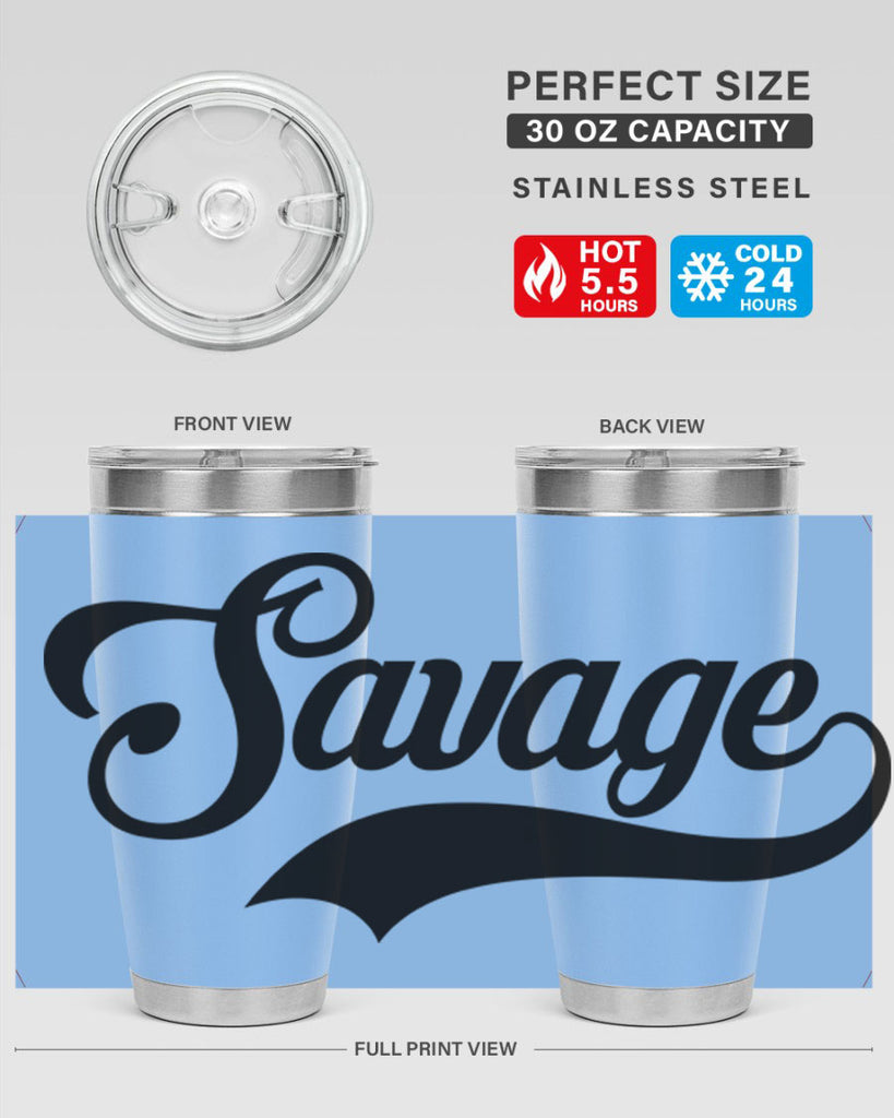 savage script 40#- black words phrases- Cotton Tank