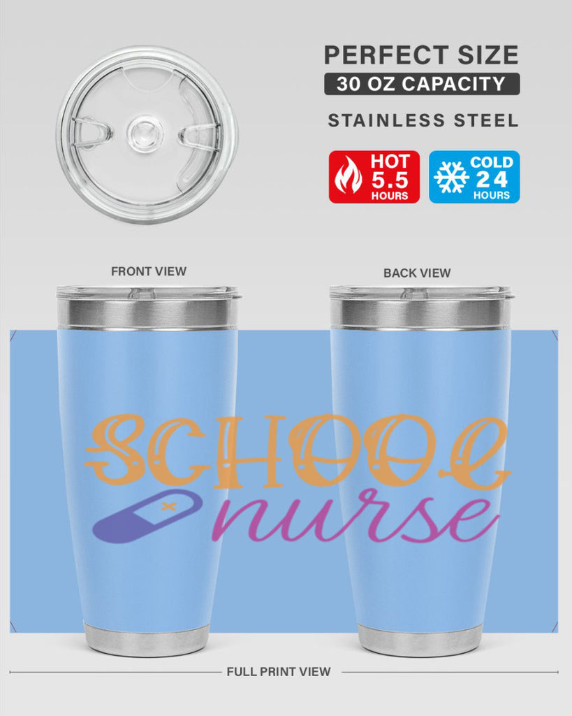 school nurse Style 353#- nurse- tumbler