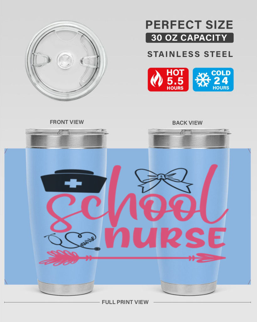school nurse Style 354#- nurse- tumbler