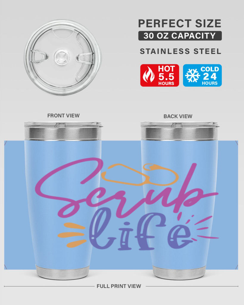 scrub life Style Style 43#- nurse- tumbler