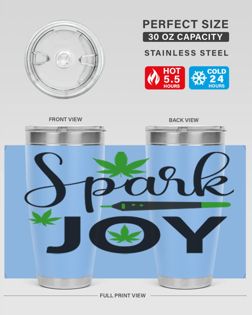 spark joy 250#- marijuana- Tumbler