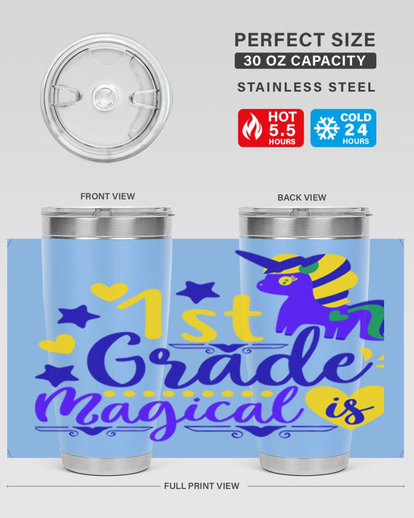 st grade magical 63#- mardi gras- Tumbler