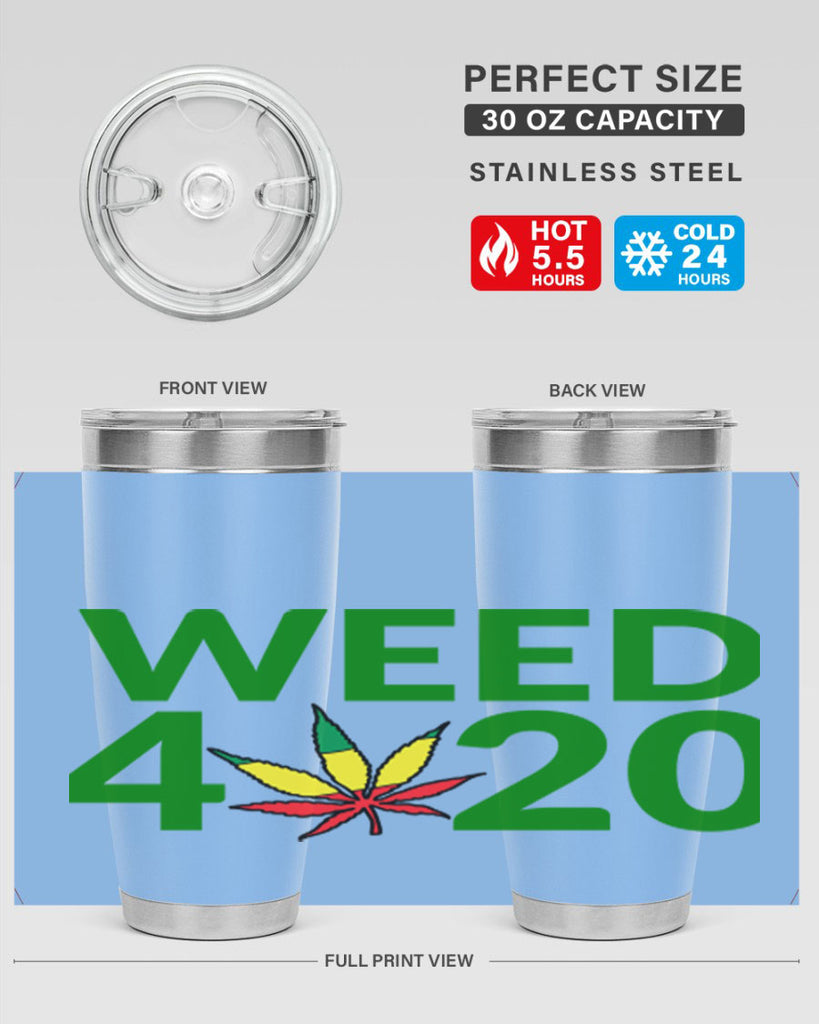 weed 420 cannabis 281#- marijuana- Tumbler