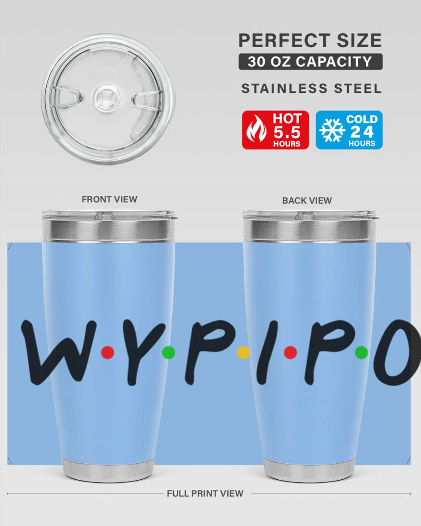 wypipo 7#- black words phrases- Cotton Tank