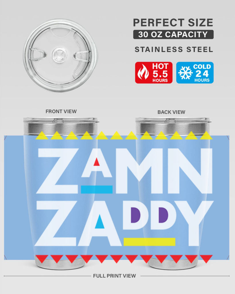 zamn zaddy 1#- black words phrases- Cotton Tank