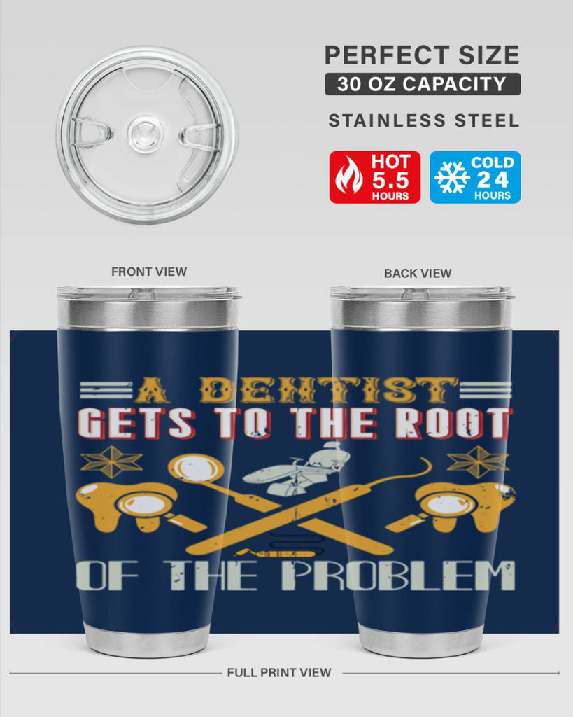 A dentist gets to the root Style 39#- dentist- tumbler