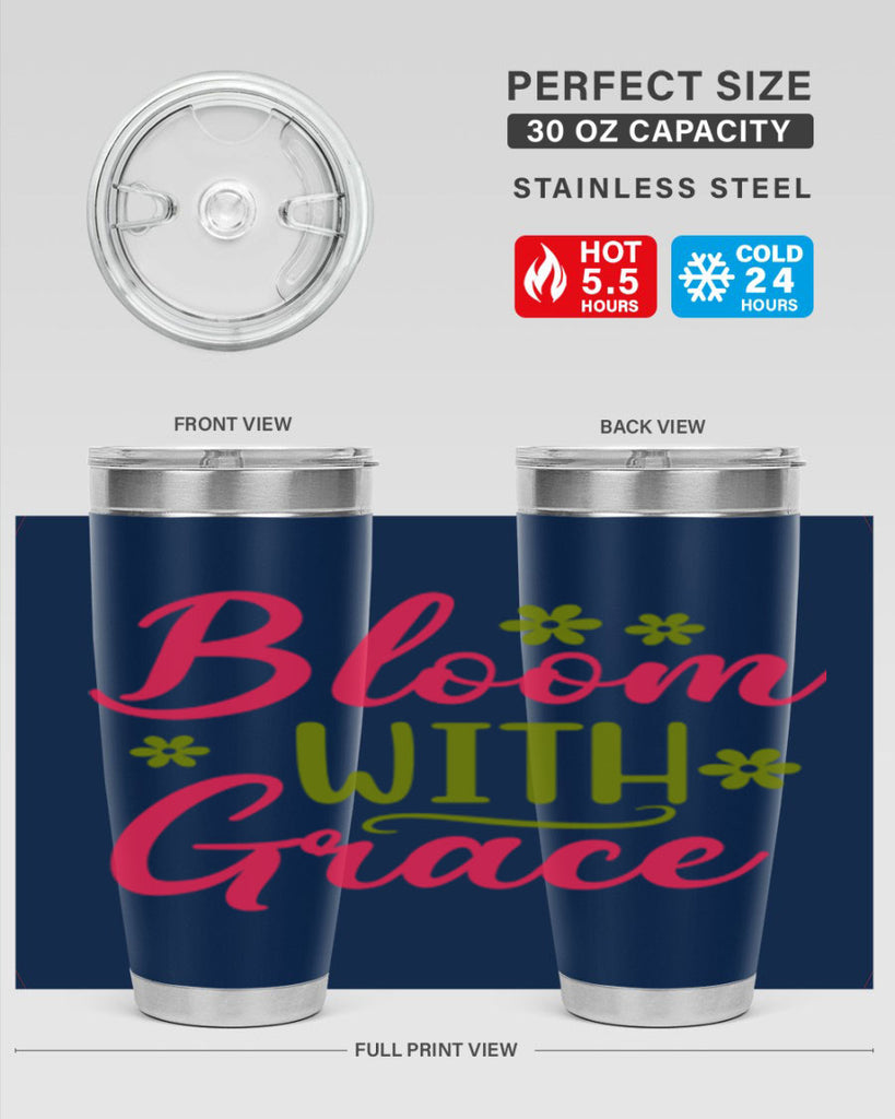Bloom With Grace 80#- spring- Tumbler